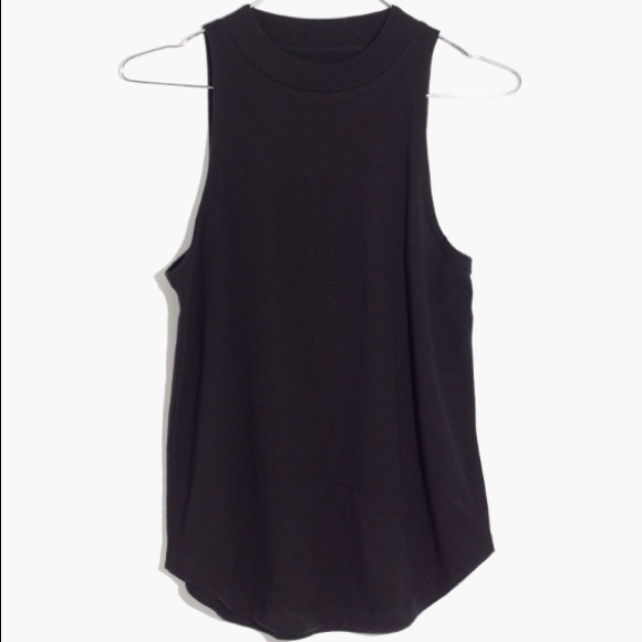 Madewell Tops - Madewell Mockneck Shirttail Top